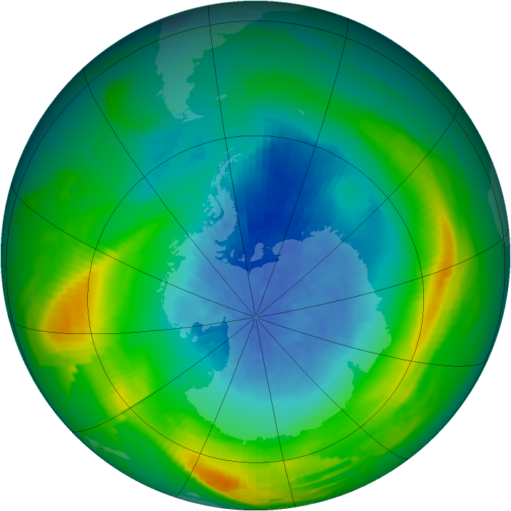 Ozone Map 1980-10-05
